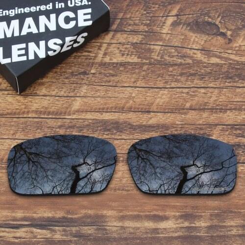ToughAsNails Resist Seawater Corrosion Polarized Replacement Lenses for Oakley Crankshaft Sunglasses Black Color (Lens Only)
