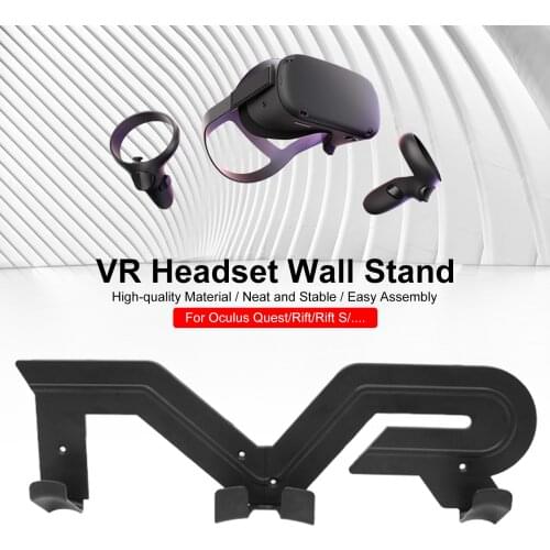 VR Universal Wall Mount Storage Stand Holder Bracket for Oculus Rift S Quest for HTC Vive Playstation VR Headset Accessories