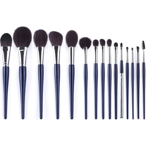 1Pcs Premium Copper Tube Makeup Brush Set Loose Powder Polishing and Brightening Brush High Value Goat Wool Theatre Makeup
