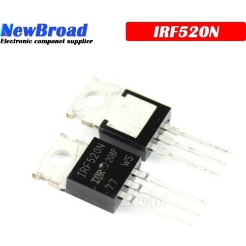 10PCS IRF520 TO-220 IRF520N TO220 IRF520NPBF