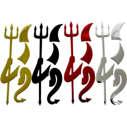 60% Dropshipping!! Car Styling 3D Funny Sticker Little Devil Automobile Decal Decoration