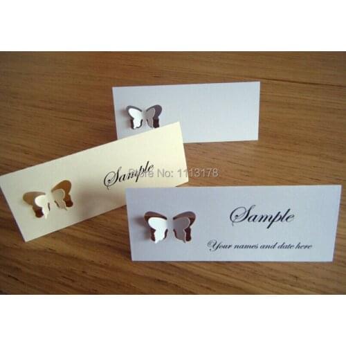 Butterfly Name place cards table setting Wedding Place Cards, Escort Card, Wedding Escort Cards party Table Number