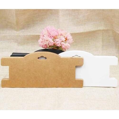 ZerongE jewelry DIY kraft/white/black Chocker Necklace packing card blank headband accessories display card 30pcs per lot