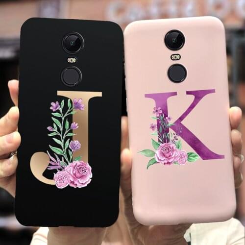 Cute Letters Case For Xiaomi Redmi 5 Plus Case Redmi5 Silicone Soft TPU Fundas For Xiaomi Redmi 5 Plus 5Plus Phone Cases Bumper