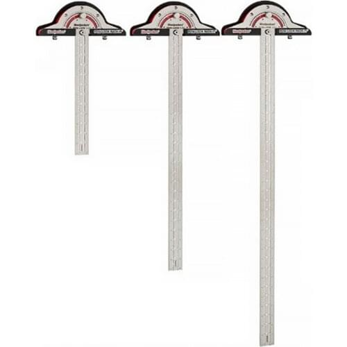 Woodworkers Edge Rule Efficient Protractor Angle Measure Stainless Steel Carpentry Tools Angle Protractor Woodworking Ruler