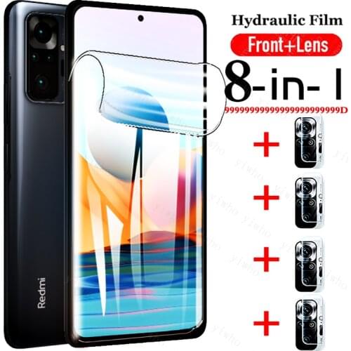 For Xiaomi Redmi Note 10 Pro Screen Protector Not Glass Full Curved Protective Glass Film note10 Note 10 5G 10s Camera Lens