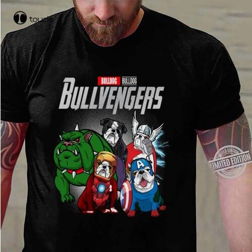 Bulldog Bullvengers Shirt WomenS T-Shirt, O-Neck T-Shirt