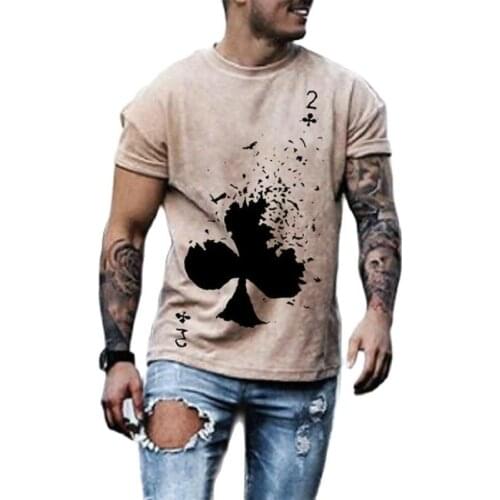 2021 Summer Mens T-shirt Casual Short Sleeve Mens Round Neck Hip Hop Fashion Street Summer Cool Trend New Asian Size