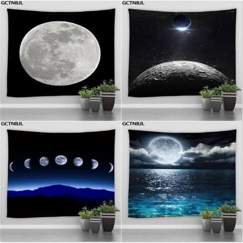 The Outer Space Landscape Big Tapestry Psychedelic Universe Hippie Wall Hanging Tapestries Bedroom Dormitory Background Blanket