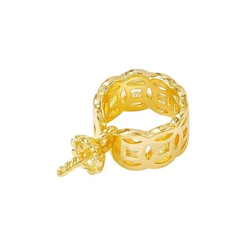 Factory wholesale Gold Color Brass Loose beads Necklace and Bracelet High Quality Jewelry Making Supplies Diy Accessories