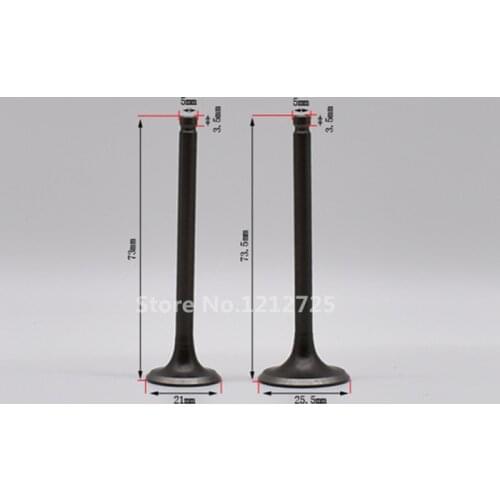 Suitable for Honda WH100 SCR100 scooters Engine valve WH 100 Inlet exhaust valve