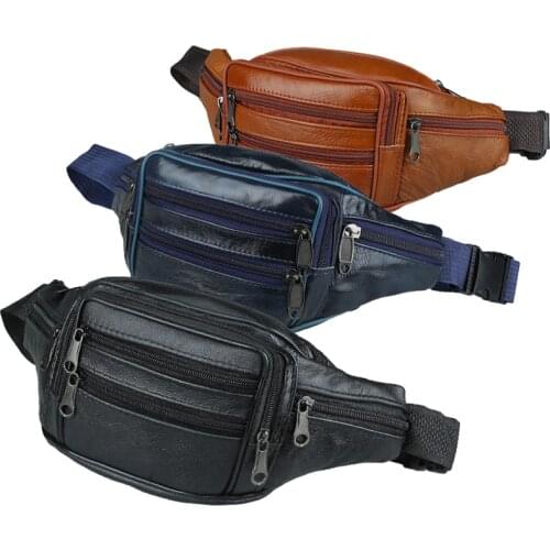 QEHIIE Men's Leather Bags