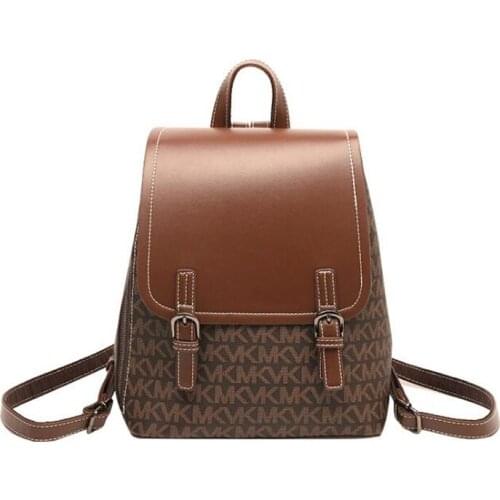 Fashion Leather Backpack Women Double Shoulder Bag Big Capacity Travel Backpacks Teenagers Girls Back Pack Women' s backpacks