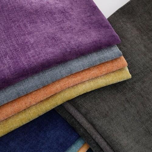 Chenille Fabric Washable Smooth Soft Drape Skin-friendly Delicate Headgear Pillow Cushion Bay Window Cushion Rice Sofa Fabrics