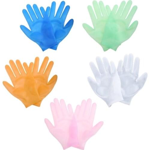 T5UF 1 Pair Reusable Safe Silicone Gloves for Epoxy Resin Casting Jewelry Making Mitten DIY Crafts Tools