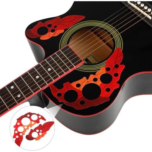 2Pcs/Set Pretty Round Lightweight Sound Hole Stickers Environmentally Friendly Sound Hole Decals Fine Workmanship