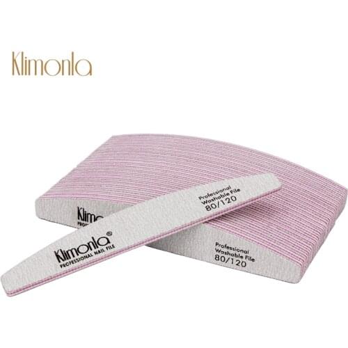 25Pcs/Lot Double Side Nail Files 80/120 Lime a ongle Professionel Nail Accessoires Diamond Grey Nail File Sanding Manicure Salon