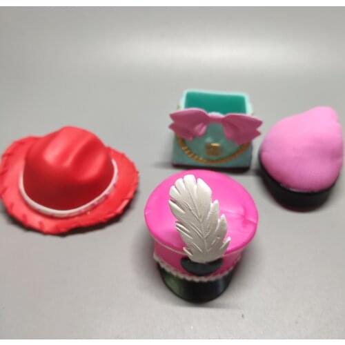 Dolls Accessories For Licca Doll For Barbie Doll For 1/6 Doll House Kids Toy Party Glasses Earring Necklace parts no doll