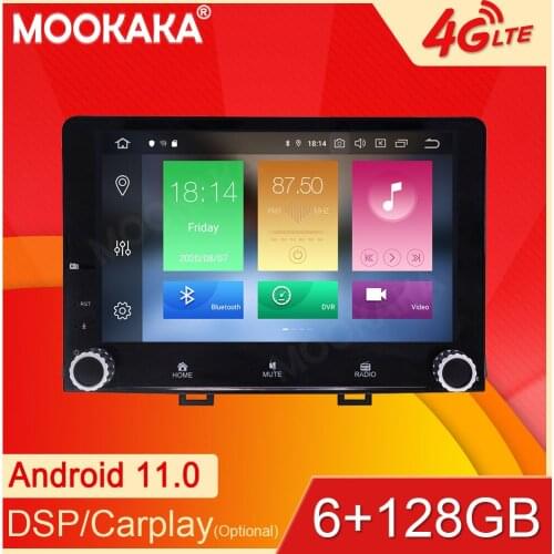 Android11 6+128GB For KIA RIO 2017 2018 Car GPS Navigation Streaming Media Multimedia Player Head Unit Auto Radio
