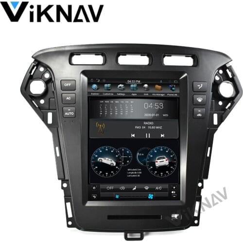 Car GPS Navigation for-Ford-Mondeo wins black vertical screen 2011-2013 Car radio multimedia Player IPS Screen In-dash Carplay