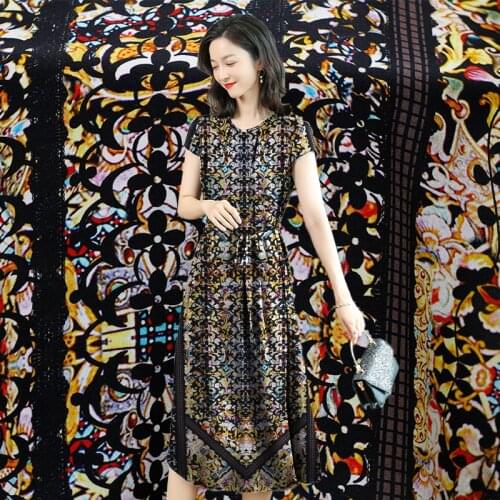 White waxberry12momme Digital Printed Silk Crepe de chine 100%Silk Garment Materials Women Dress Shirt Cloth Tailor Freeshipping