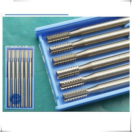 Free Shipping Jewelry Carving Burs Jewelry Polishing Tool cylinder Steel Bur goldsmith tools 6pcs