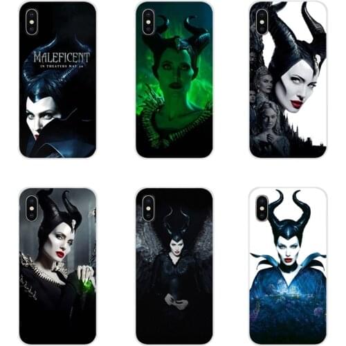 Maleficent Angelina For Xiaomi Redmi Note 3 4 5 6 7 8 Pro Mi Max Mix 2 3 2S Pocophone F1 Accessories Phone Shell Covers