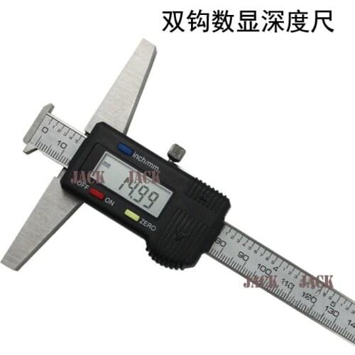 150mm 6" stainless steel Double hooks depth caliper/ Double hooks Digital depth Caliper/ Electronic depth Gauge