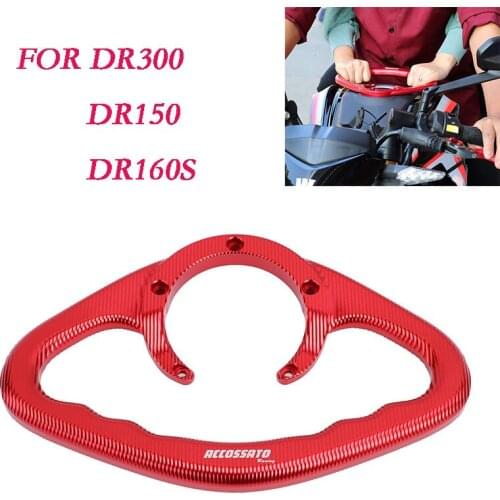 For SUZUKI DR300 DR150 DR160S DR 300 Motorcycle Passenger Handgrips Hand Grip Tank Grab Bar Handle Armrest Handlebar Accessories