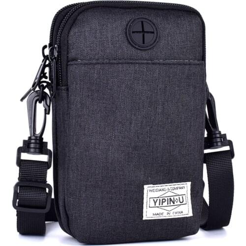 Small Travel Shoulder Neck Bag Messenger RFID Blocking Passport Holder Cover Belt Pouch Crossbody Bag with Shoulder Strap