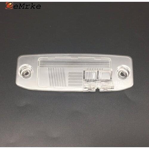 EEMRKE Car Camera Bracket License Plate Light Mount for Kia Carens 2 Ceed 08 09 Mohave Borrego 08-12 Opirus 06-12 Sorento Russia