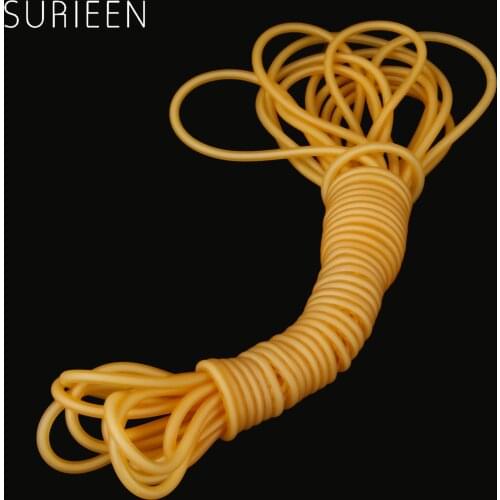 New 10M Natural Latex Tube Slingshot Catapult Rubber Bands Outdoor Hunting Sling Shot Elastic Bungee Tubes 1.8mmx4.2mm