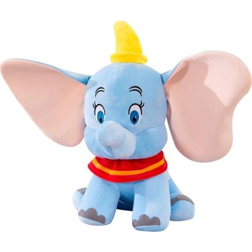 Disney Plush Doll Toy Cartoon Character Dumbo Cartoon Animal Antistress Elephant Stuffed Soft Plush Pillow Doll Kids Gift