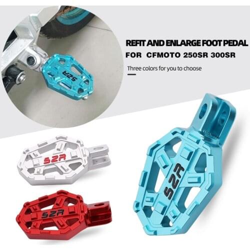 Motorcycle Billet Foot Wide Pegs Pedals Rest Footrests For CFMOTO NK150 250SR NK650 Front Foot Nail Seat Pedal
