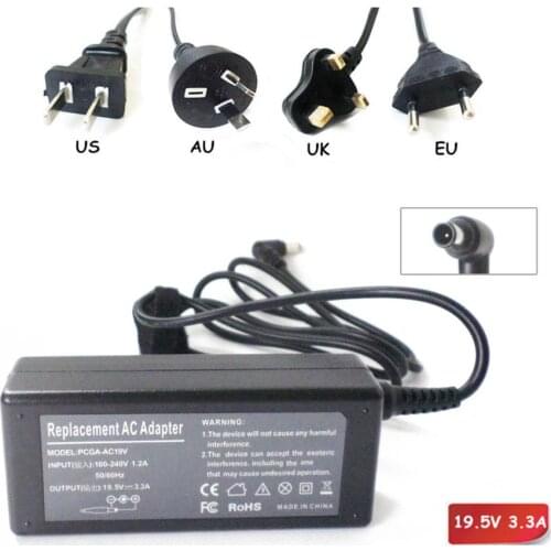 Power Supply Charger Cord 19.5V 3.3A AC Adapter For Sony Fit15A SVF15N1BPGB SVF15N12SGB Flip PC For Vaio PCG-7A1L PCG-7A2L 11S