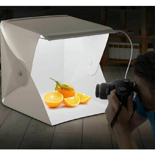 Foldable Photography Lightbox Photo Studio Softbox LED Panel Light Shooting Box Kit Photobox With for DSLR Camera