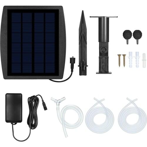 Solar Fish Tank Oxygen Pump Oxygenator Aquarium Oxygen Aerator Pond Aerator Air Pump Fishing Aerator Aquarium Air Pump