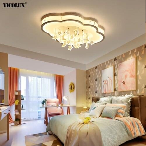 Special White Clouds Stars Home Decoration New Modern LED Ceiling Lights For Living Children Room Kid Baby Bedroom Lamp Lighting