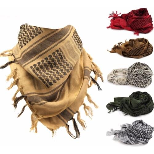 Outdoor Men Women camouflage Scarf Muffler Desert Tactical Hunting Shawl Military Scarf Thickening 190gsm 100% Cotton Wraps
