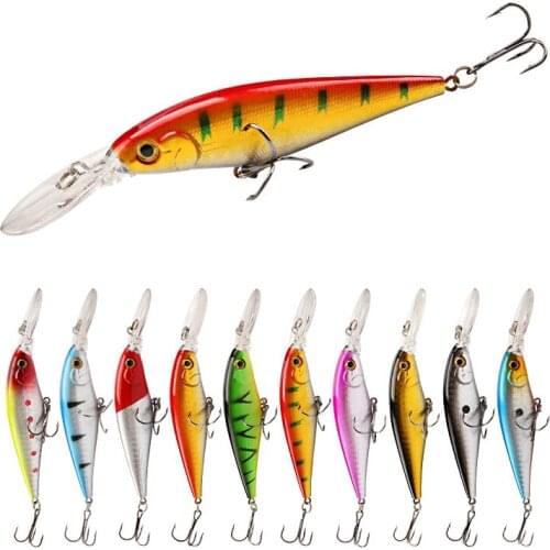1PCS fishing lures minnow Artificial baits 11cm/10.5g hot model crankbaits penceil bait popper tackles
