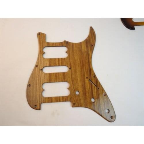 1PCS solid of Chinese scholartree STRAT GUITAR HSH Pickguard #1441