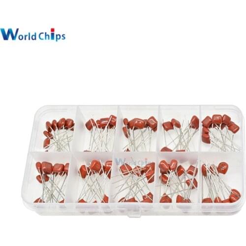 100pcs/lot 10nF~470nF Metallized Polyester Film Capacitors Assortment Kit High Precision and Stability Samples CBB Capacitor Set