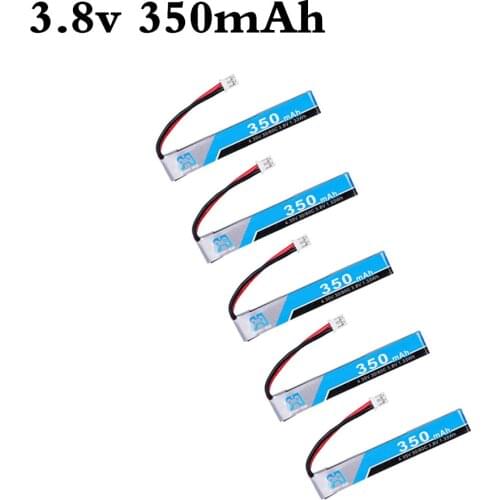 1S HV 3.8V 350mAh 30C 4.35V FPV Lipo Battery PH2.0 Plug For UK65 US65 Blade Inductrix 65S UR65 RC FPV DroneCine Whoop