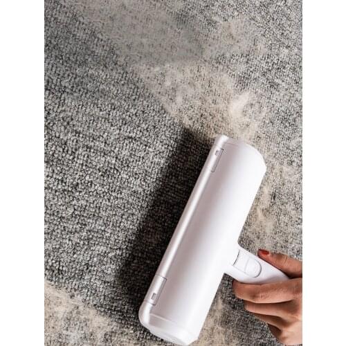 2-Way Pet Hair Remover Roller Removing Dog Cat Hair From Furniture Self-cleaning Lint Pet Hair Remover One Hand Operate