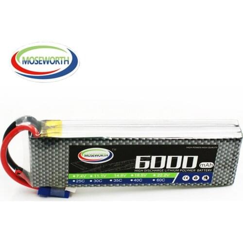 3S 11.1V 6000mAh 25C 35C 60C New Batteries For RC Aircraft Quadcopter Drone Helicopter Airplane Boat Car Batteries LiPo 3S