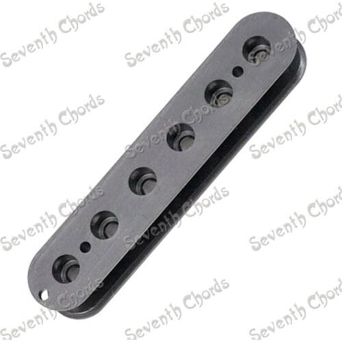 4Pcs Plastic Humbucker Screw Bobbin for Electric Guitar Double Coil Pickup String Spacing 50MM Black guitar accessories