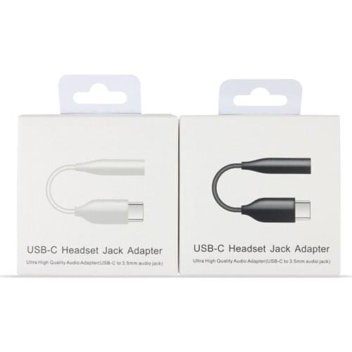 5pcs Usb-C 3.1 Type c To 3.5mm Audio Jack Adapter Cable For Samsung Galaxy note 10 Usb C Male to Aux Female