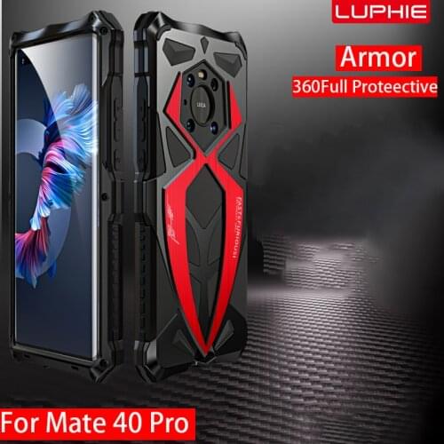 Armor 360 Full Protective Metal For Huawei Mate 40 Pro Case cover Silicone Shockproof For huawei 40 Cases Funda Coque Bumper