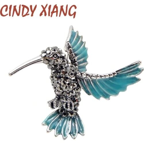 CINDY XIANG Bird Brooches For Clothes