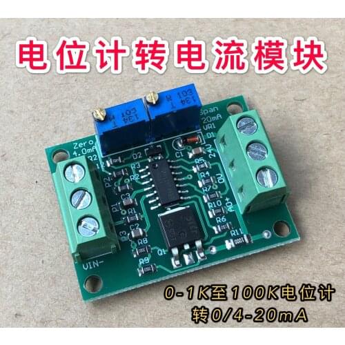 Liquid Level Sensor, Transmitter, Potentiometer to Current 0/4-20ma, Resistance Ruler to Current 4-20mA